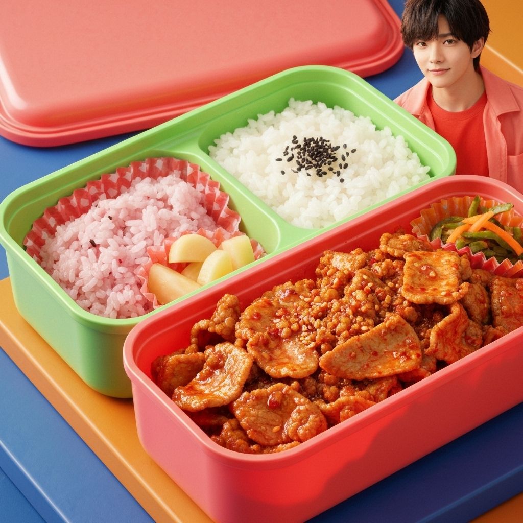Spicy Pork Lunch Box